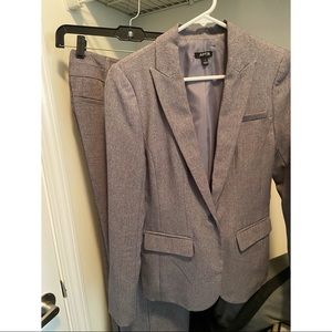 Gray suit